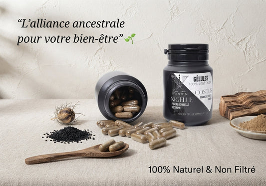 Le duo Nigelle et Costus : l'alliance naturelle idéale pour la prostate et la cystite après 40 ans