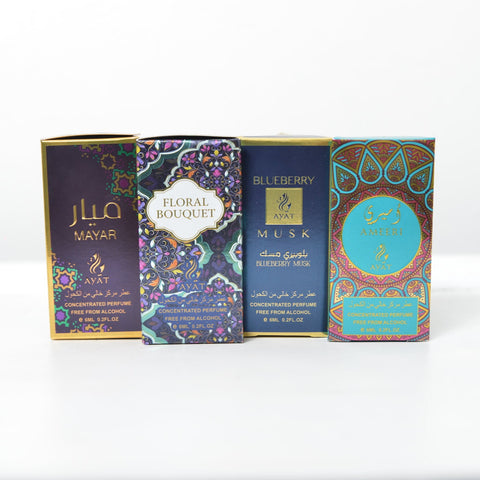 Huile Parfumée – Ayat Perfumes – 4 x 6ml