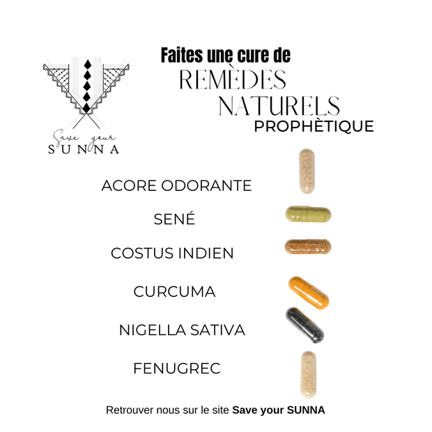 Cure Remèdes Prophétiques gélules - Save your SUNNA