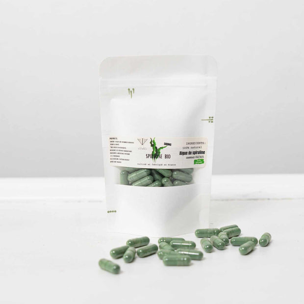 Gélules de Spiruline 100% végétales - Save your SUNNA