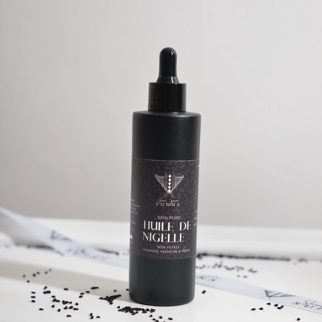 Huile de Nigelle d'Éthiopie FRAÎCHE - Pressée à Froid et Pure - Save your SUNNA