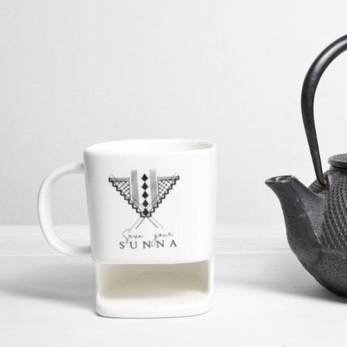 Mug tasse - tasse originale -mug avec emplacement pour biscuit - save your sunna